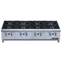 Bluelava BLHP48 48"W Countertop Gas Hot Plate 224,000 BTU