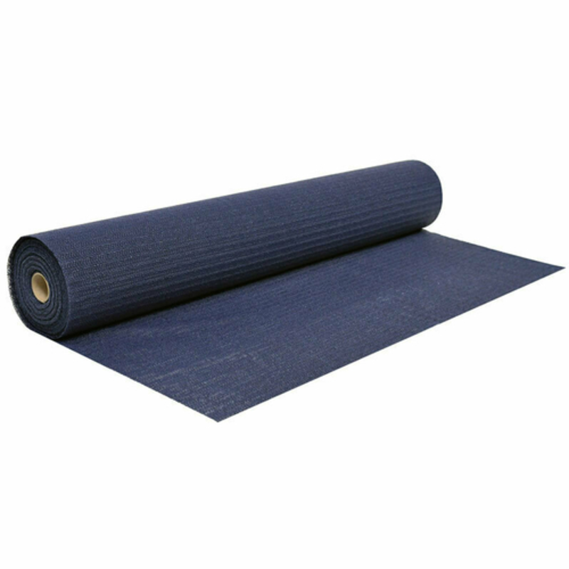 Alt Tag: OMCAN 10530 36-Inch Wide Non-Skid Display Case Liner Roll blue 36 x 60 ft bar and shelf liner roll