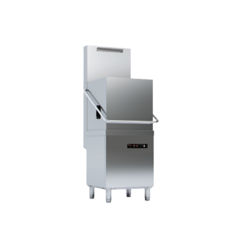 Fagor 38 Racks Per Hour High-Temperature Ventless Hood-Type Dishwasher commercial hood-type high-temp dishwasher front view