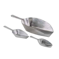 SCO-250 Cast Aluminum Flat Bottom Scoop 7 oz. Capacity