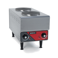 Nemco 6311-1-240 Countertop Electric Hotplate 11-3/8"W Two Burner