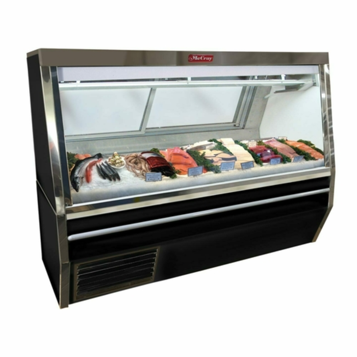 Vitrine réfrigérée double service pour poisson/volaille Howard McCray SC-CFS34N-4-BE-LED 122 cm de large