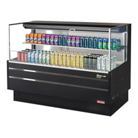 Turbo Air TOM-60L-UF-W(B)-2S-N 58-3/4"W Horizontal Open Display Merchandiser