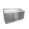 Fagor FMT-72-30-N Mega Top Sandwich Salad Refrigerator for commercial kitchens, featuring stainless steel construction.