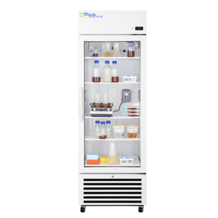 Réfrigérateur médical à porte vitrée True Scientific TSCI-550CR-SWGRWW-1A, 566 litres