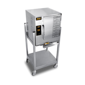 Cuiseur vapeur convection électrique sans chaudière à 6 casseroles, modèle sur pied, AccuTemp E62083E150 SGL