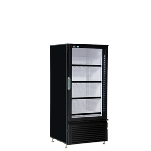 QBD CD12-HC/RX 24-Inch Black Pharmacy Glass Door Medical Cooler