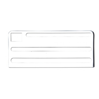Omcan 12923 Replacement White Plastic Insert for Knife Block Rack