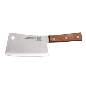 Omcan 10561 9-Inch Stainless Steel Blade Wood Handle Cleaver