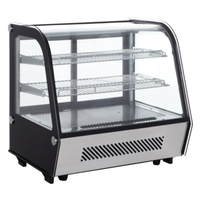 Black Diamond BDRCTD-120 28"W Refrigerated Countertop Display Case 4.2 cu. ft.