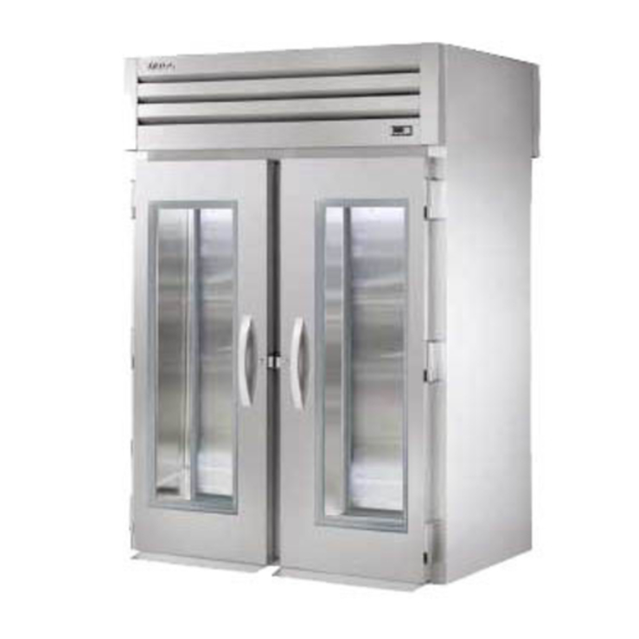 True STG2RRT-2G-2S-HC 68-Inch Two-Section Roll-Thru Refrigerator