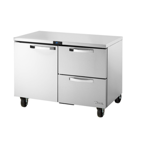 Réfrigérateur encastrable True TUC-48D-2-HC Série Hydrocarbure 48 3/8" à portée de main