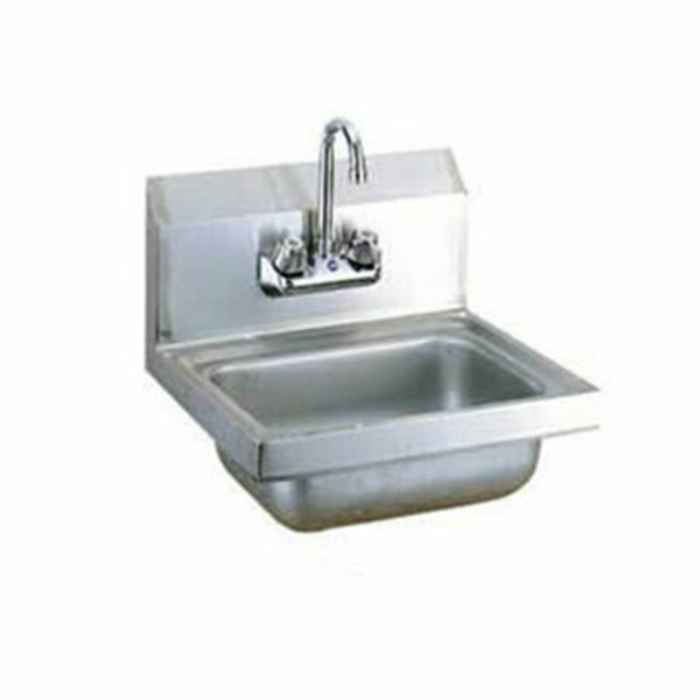 EFI SIH817-F Wall Mount Hand Sink With Faucet Durable Stainless Steel Design For Commercial Kitchens
