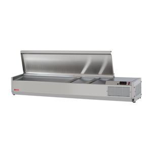 Turbo Air CTST-1500-N 60-1/4" Refrigerated Countertop Pan Rail