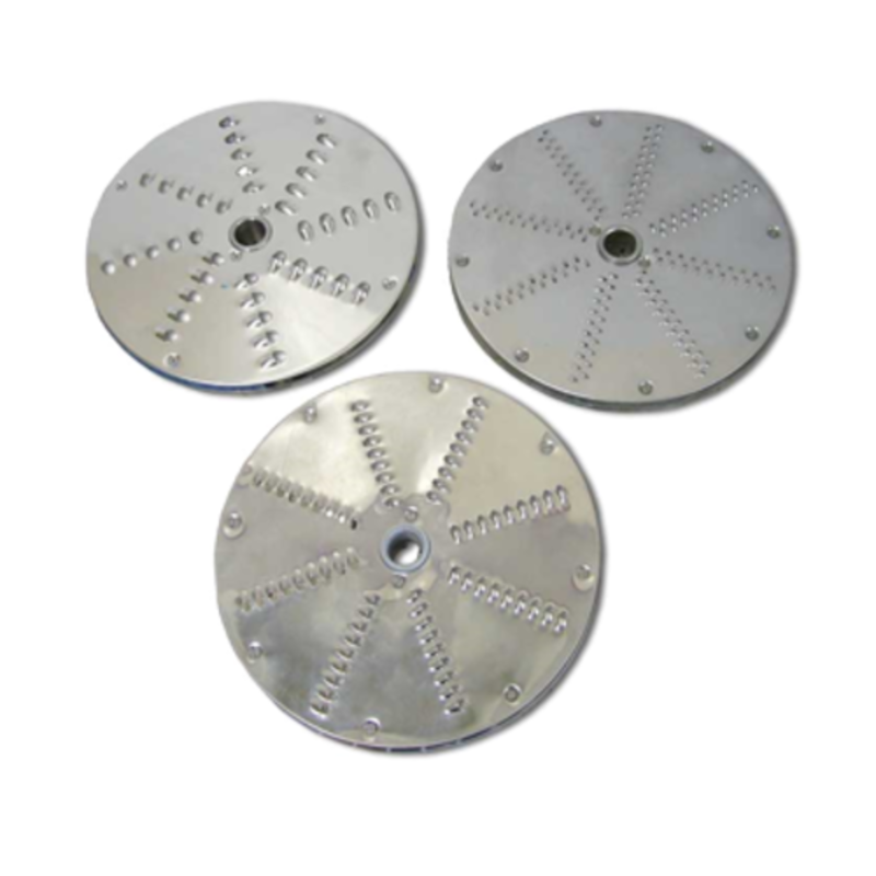 Trento 10089 Food Processor Shredding Disc, Set Of Three Discs For 2 Mm Shredding Of Various Ingredients