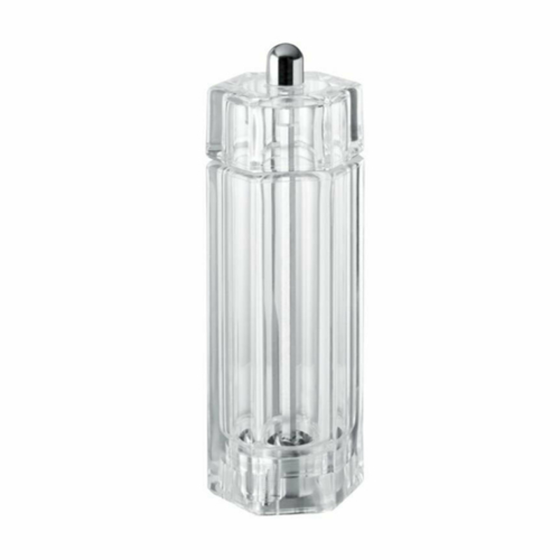 10 Inch Wooden Pepper Mill Grinder In Clear Design For Freshly Ground Spices