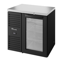 Réfrigérateur commercial à porte vitrée simple section True USA Foodservice de 81 cm de large