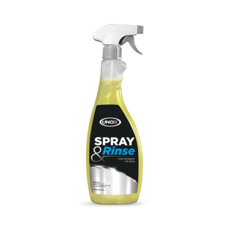 Unox DB1044AO Professional Grade High-Performance Oven Spray & Rinse Detergent, Professional Oven Cleaning Detergent.