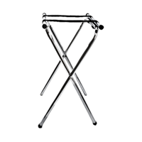 Omcan 39617 Foldable Commercial Tray Stand 19"W x 16"D Chrome