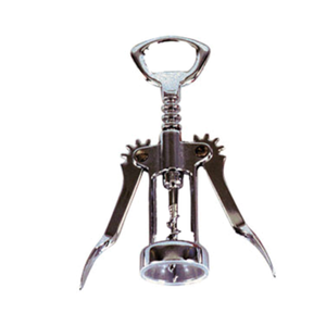 WCS-7 Deluxe Wing Style Chrome Plated Corkscrew Bottle Opener