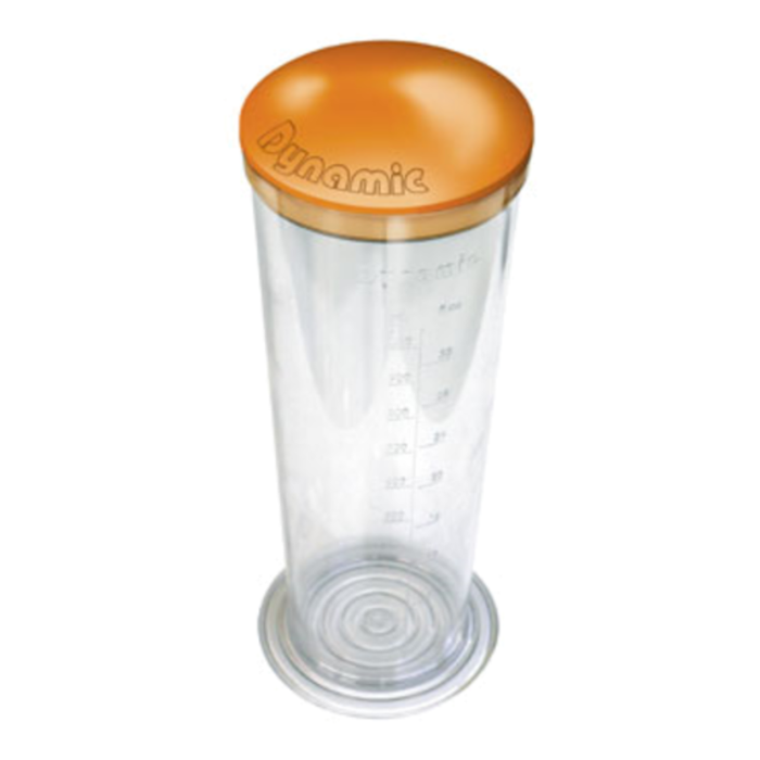 Dynamic AC510 Graduated Cup with Lid, 40 oz. (1 liter)