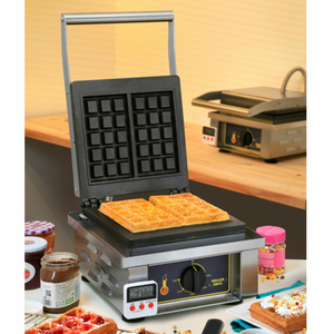 Equipex GES10/1 Roller Grill Single Brussels Waffle Baker