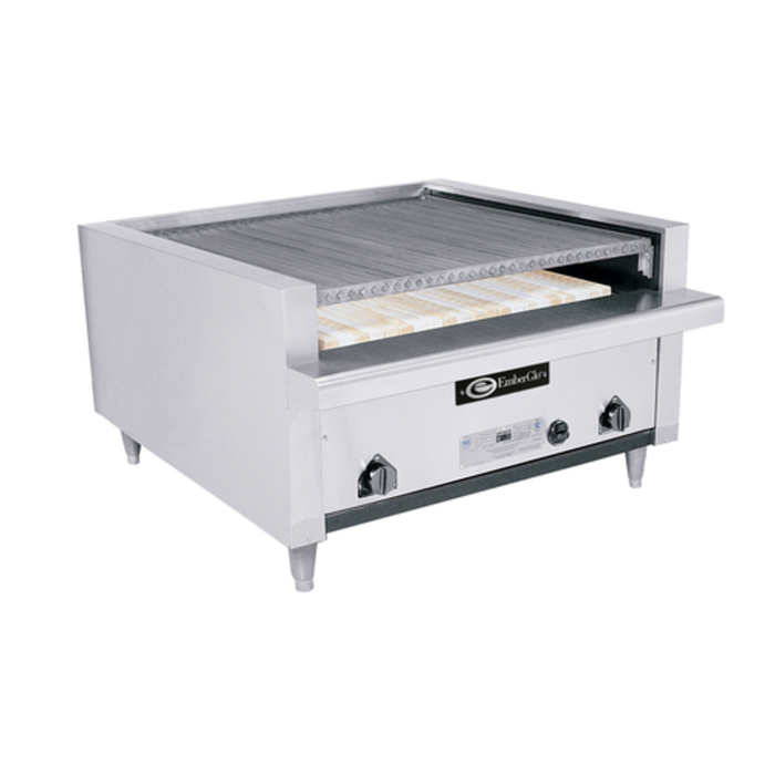 EmberGlo 41C 35-7/8" Gas Countertop Radiant Open Hearth Charbroiler