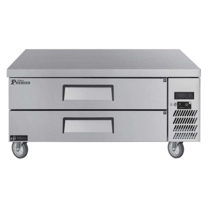 EFI CCB-52VCP Versa Premier 52.2"W Refrigerated Chef Base With Two Drawers And Stainless Steel Design