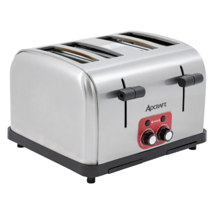 Adcraft PUT1800MD 4-Slice Medium Duty Pop-Up Commercial Toaster