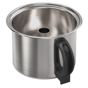 Dito Sama Stainless Steel Mixer Bowl, 4.7 Quart, Durable Kitchen Accessory for Commercial Use.
