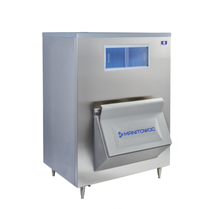 Manitowoc LB1448 48"W Large Capacity Ice Storage Bin with 1337 lbs capacity and FIFO design for optimal ice freshness.