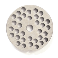 Omcan 11223 #22 European Style Hubless Meat Grinder Plate 5/16"