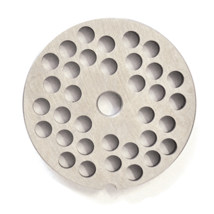 Omcan 11223 #22 European Style Hubless Meat Grinder Plate 5/16"
