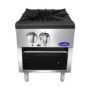 CookRite Gas Stock Pot Stove With Two Knobs And Durable Stainless Steel Construction