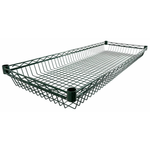 Panier de présentation en fil métallique Omcan 47326, 45 cm de large, pour la commercialisation