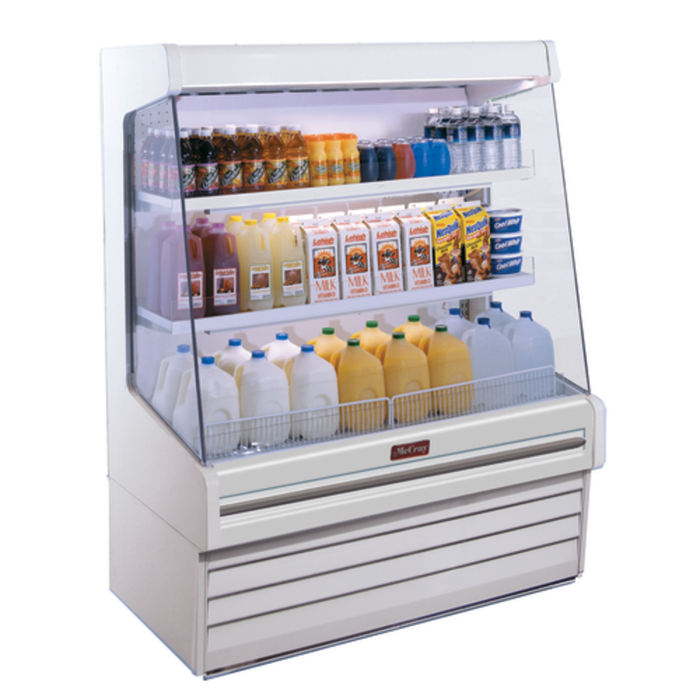 Présentoir réfrigéré ouvert 51" L pour produits laitiers Howard McCray SC-OD30E-4L-LED