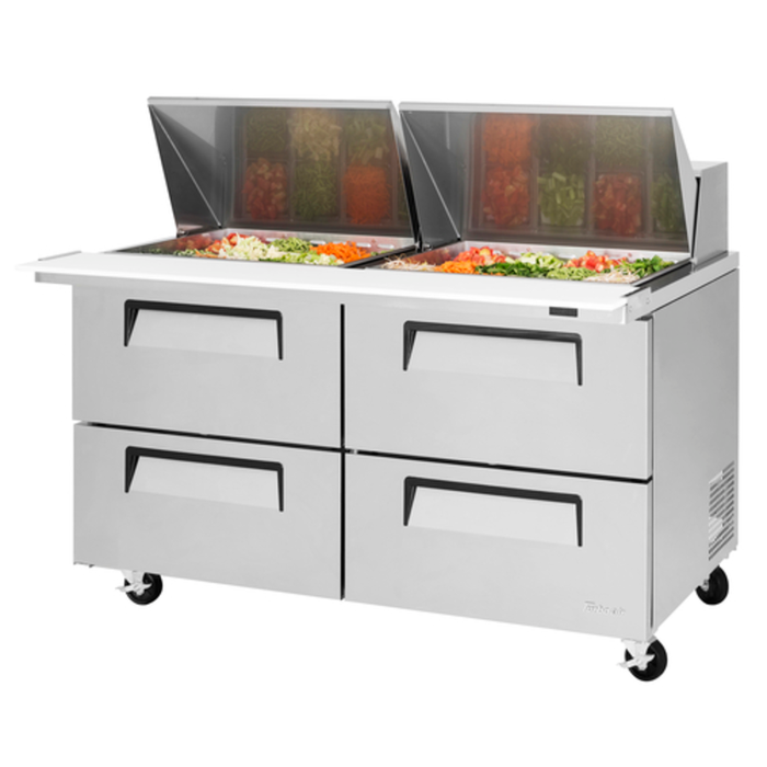 Turbo Air TST-60SD-24-D4-N 60" Mega Top Sandwich Salad Prep Table