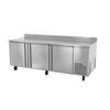 Fagor SWR-93 Three Door Worktop Freezer With Stainless Steel Finish And Wheels