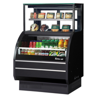Turbo Air TOM-W-40SB-UF-N 38-7/8"W Open Display Refrigerated Merchandiser