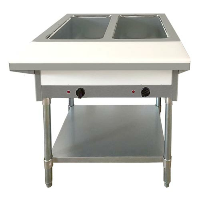 Omcan FW-CN-0002-LP 30"W Gas Steam Table 2-Pan Capacity