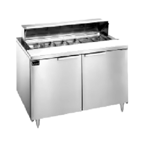 Randell 9303-290 48" Two-Door Refrigerated Sandwich Salad Prep Table