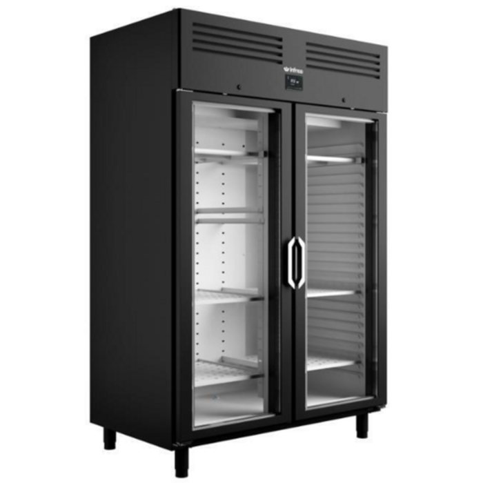 Infrico IRR-AGB1402MDAB 54.38" Two-Door Meat Curing Aging Cabinet