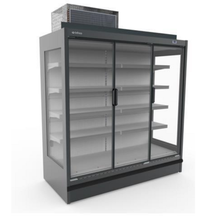 Réfrigérateur de présentation en verre à deux portes Infrico IAG-ML18DGU22M1 188 cm