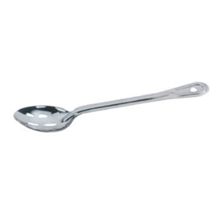 Omcan 80708 Commercial Grade Stainless Steel Slotted Serving Spoon 13.5 Inches stainless steel slotted serving spoon