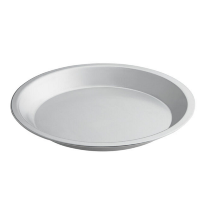 Alt Tag: Omcan 81198 Aluminum Bakeware Pie Pan 8.5-Inch Diameter aluminum pie pan for pies, quiches and tarts