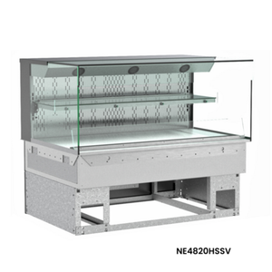Structural Concepts NE4820HSSV 47-3/4"W Reveal® Heated Slide In Counter Display Case