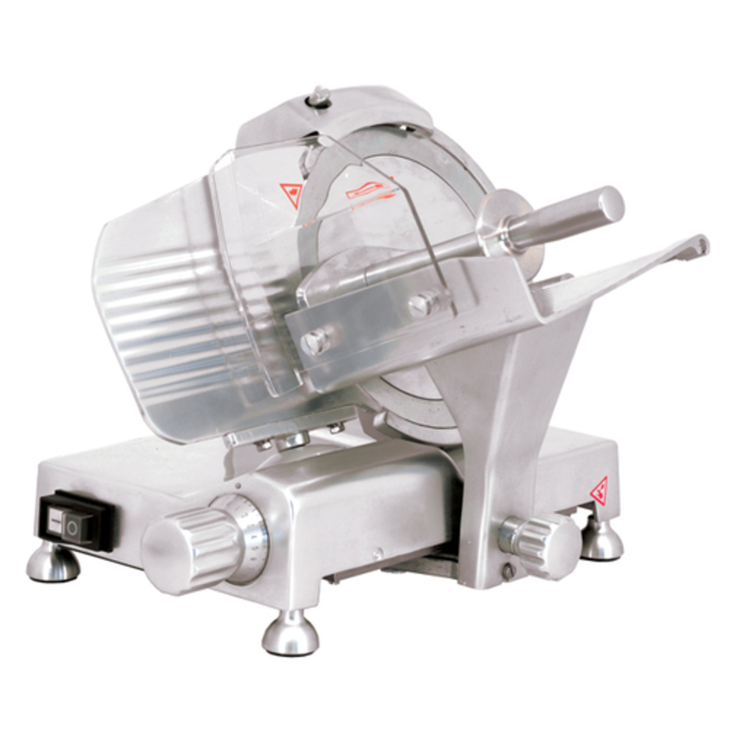Omcan 41710 9-Inch Blade Commercial Electric Food Slicer For Reliable And Consistent Slicing.