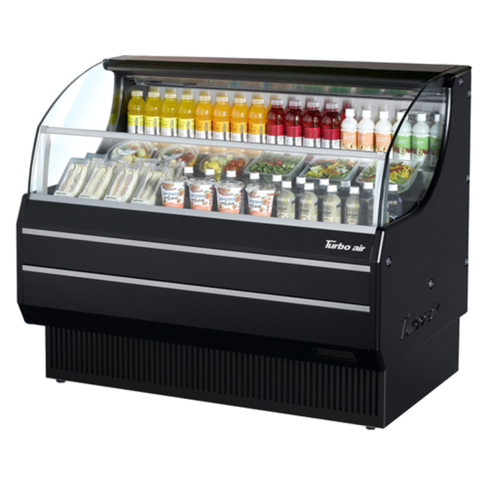 Turbo Air TOM-60SW(B)-N 63-3/8"W Horizontal Open Display Merchandiser