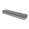 Omcan 10973 Dual Grit 400/1000 Professional Corundum Knife Sharpening Stone on a white background.