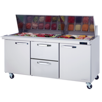 Blueair BLMT72-D2M-HC 72.41" Mega Top Sandwich Prep Table